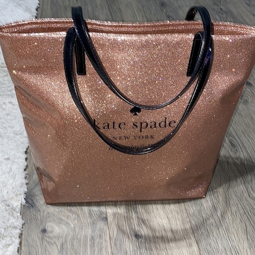 Kate Spade Glittering Rose Gold Shoulder Bag
